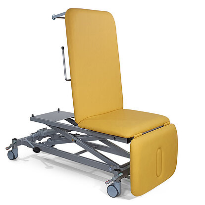 Modell 2820XL/H - Therapieliege mit 3-teiliger Liegefläche, Kopfteil vertikal abklappbar