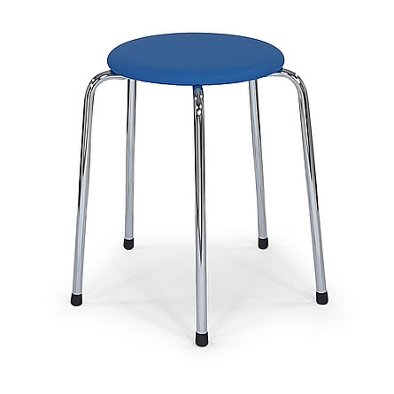 Hocker 5-beinig, Rundrohr